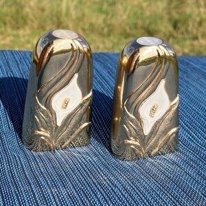 Vintage MCM Calla Lily Salt & Pepper Shakers from Japan